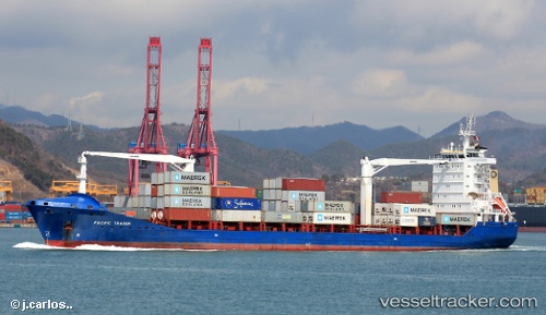 vessel Pacific Trader IMO: 9406922, Container Ship
