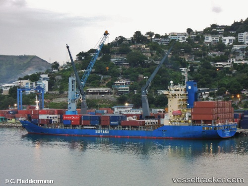 vessel SOFRANA SURVILLE IMO: 9408372, Container Ship