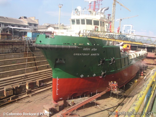 vessel Greatship Amrita IMO: 9408437, Offshore Tug Supply Ship
