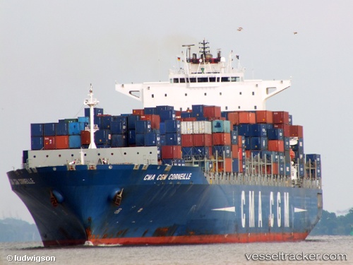 vessel Cma Cgm Corneille IMO: 9409170, Container Ship
