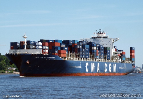 vessel Cma Cgm Maupassant IMO: 9409209, Container Ship
