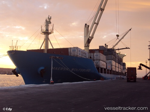 vessel Maersk Wolfsburg IMO: 9410296, Container Ship
