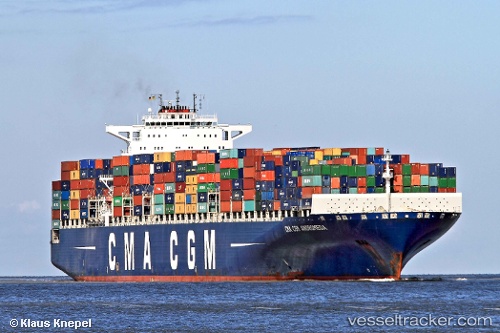 vessel Cma Cgm Andromeda IMO: 9410727, Container Ship
