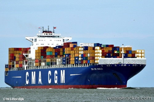 vessel Cma Cgm Aquila IMO: 9410741, Container Ship
