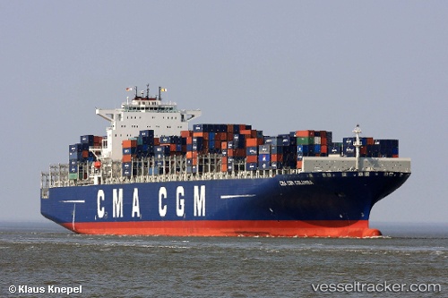 vessel Cma Cgm Columba IMO: 9410789, Container Ship
