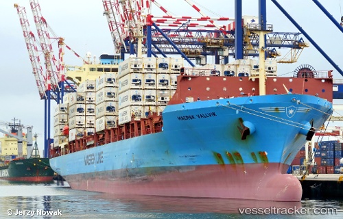 vessel Maersk Vallvik IMO: 9411381, Container Ship
