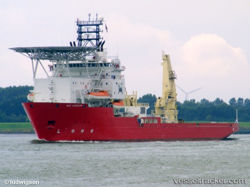 vessel Hos Achiever IMO: 9414163, Offshore Support Vessel
