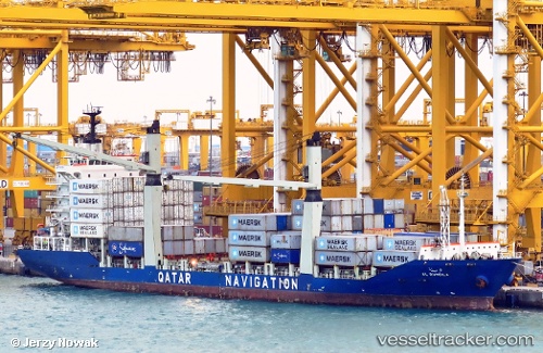 vessel Al Rumeila IMO: 9416006, Container Ship
