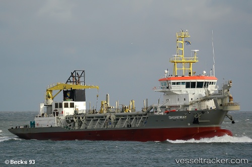 vessel Shoreway IMO: 9420344, Hopper Dredger
