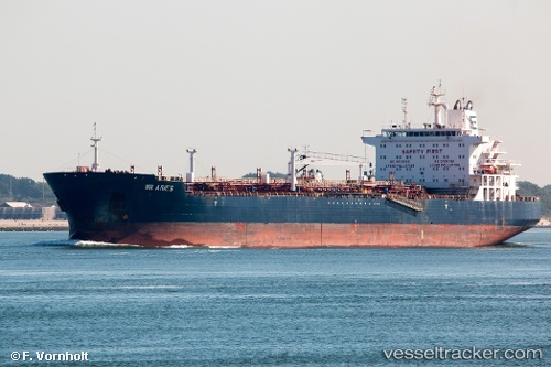vessel Mr Aries IMO: 9421336, Chemical Oil Products Tanker

