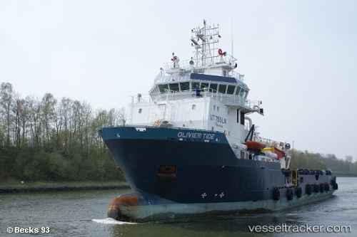 vessel Mv Olivier Tide IMO: 9421805, Offshore Tug Supply Ship
