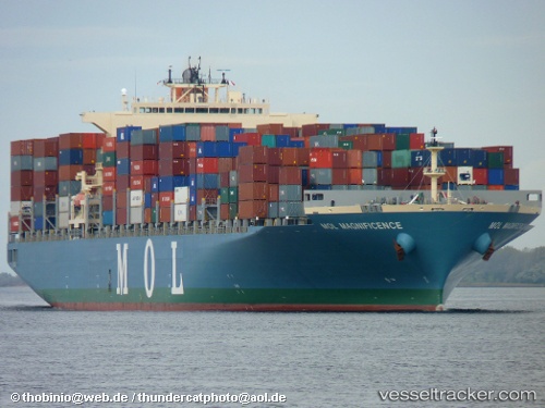 vessel Mol Magnificence IMO: 9424900, Container Ship
