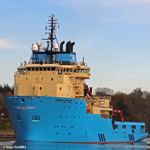 vessel Maersk Lancer IMO: 9425849, Offshore Tug Supply Ship
