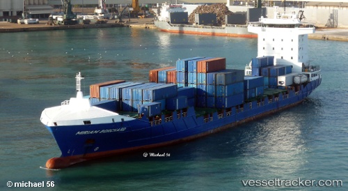 vessel BG RUBY IMO: 9436202, Container Ship