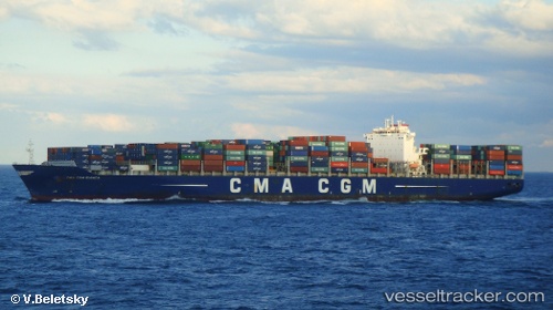 vessel Cma Cgm Bianca IMO: 9436367, Container Ship
