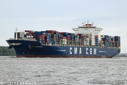 vessel Cma Cgm Samson IMO: 9436379, Container Ship
