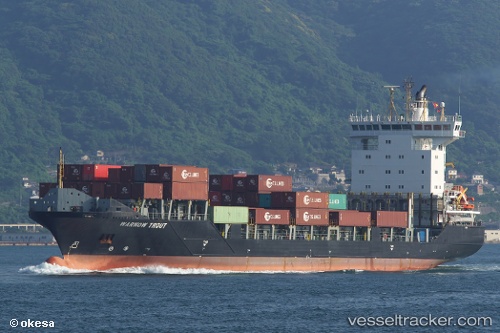 vessel Warnow Trout IMO: 9437232, Container Ship
