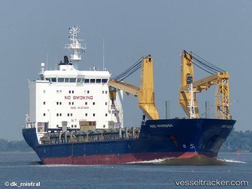 vessel ABB VANESSA IMO: 9437309, General Cargo Ship