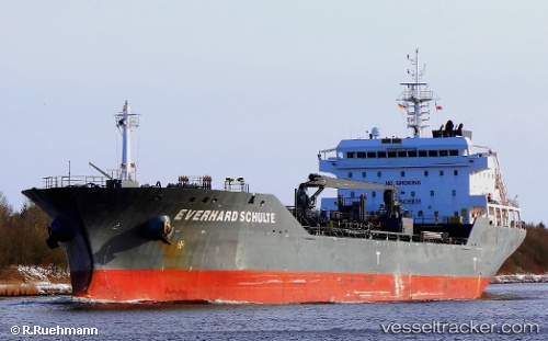 vessel Everhard Schulte IMO: 9439838, Chemical Oil Products Tanker
