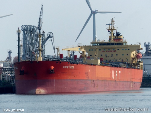 vessel Cape Tees IMO: 9441180, Crude Oil Tanker
