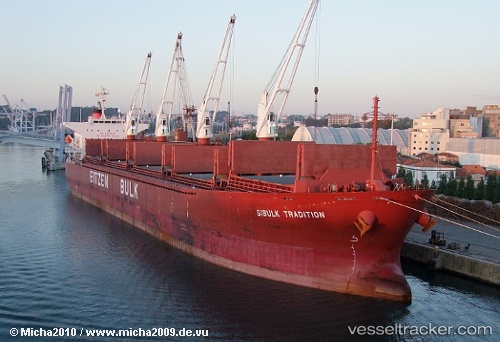vessel Sibulk Tradition IMO: 9442902, Bulk Carrier
