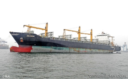 vessel Calandra IMO: 9445887, Container Ship
