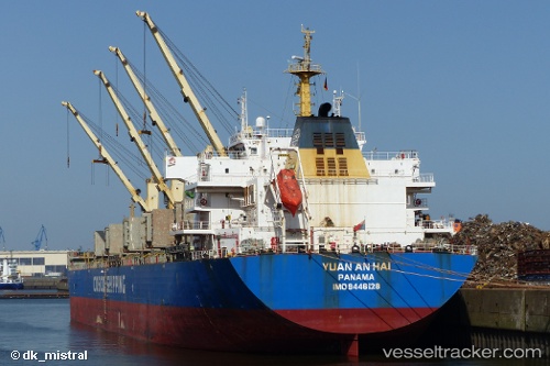 vessel Yuan An Hai IMO: 9446128, Bulk Carrier
