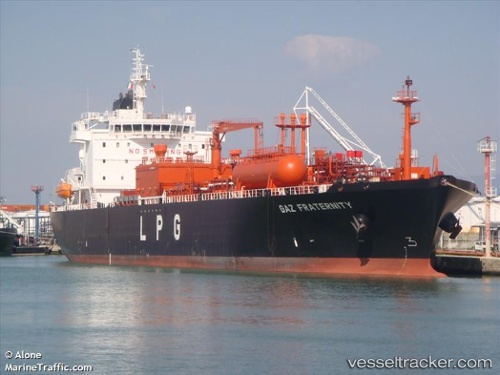 vessel Gaz Fraternity IMO: 9448487, Lpg Tanker
