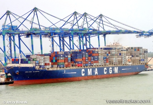 vessel Cma Cgm Almaviva IMO: 9450648, Container Ship

