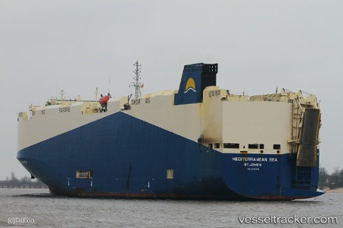 vessel Mediterranean Sea IMO: 9451006, Vehicles Carrier
