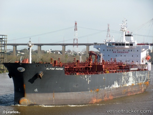 vessel Alpine Marina IMO: 9451692, Chemical Oil Products Tanker
