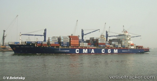vessel Cma Cgm Africa Two IMO: 9451927, Container Ship
