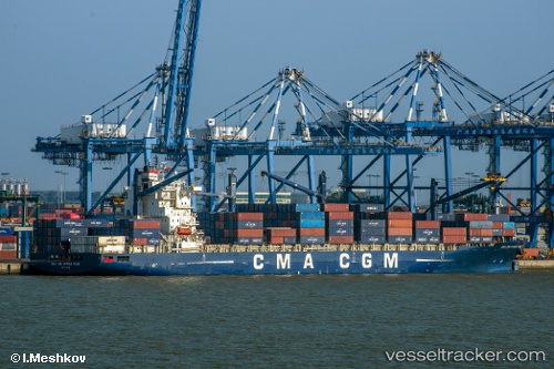 vessel Cma Cgm Africa Four IMO: 9451965, Container Ship
