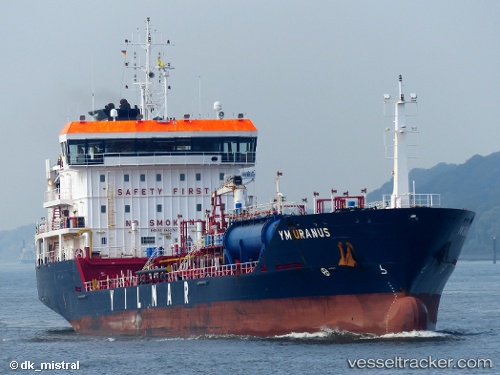 vessel Ym Uranus IMO: 9452763, Chemical Oil Products Tanker
