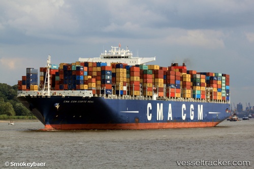 vessel Cma Cgm Corte Real IMO: 9454400, Container Ship
