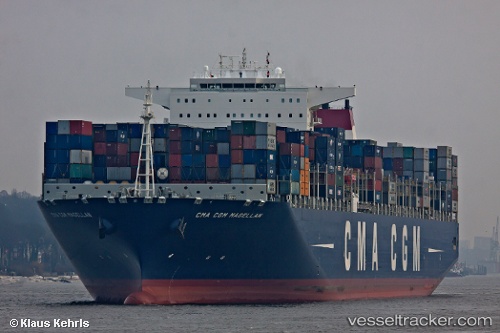 vessel Cma Cgm Magellan IMO: 9454424, Container Ship
