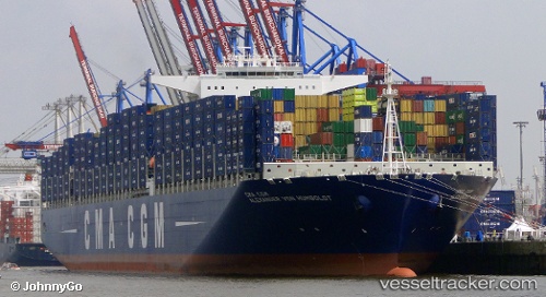 vessel Cma Cgm Von Humboldt IMO: 9454448, Container Ship
