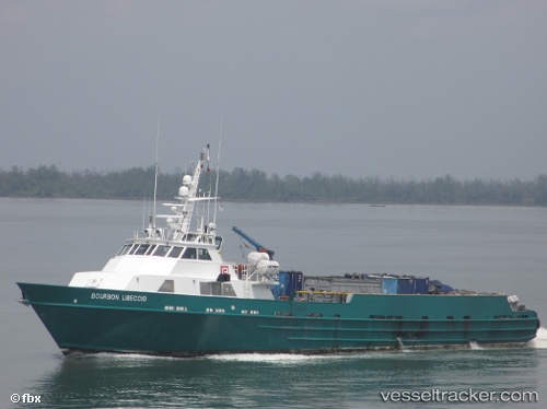 vessel Bourbon Libeccio IMO: 9456305, Offshore Tug Supply Ship
