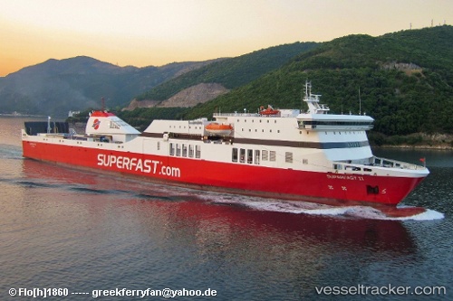 vessel Superfast Ii IMO: 9458511, Passenger Ro Ro Cargo Ship
