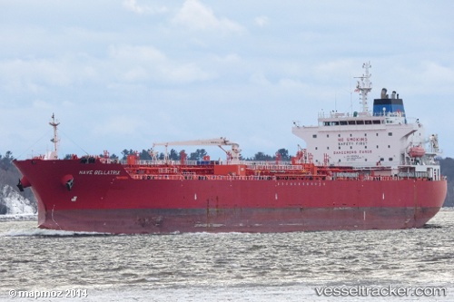 vessel Nave Bellatrix IMO: 9459084, Chemical Oil Products Tanker
