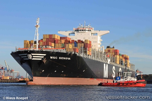 vessel Msc Genova IMO: 9461386, Container Ship
