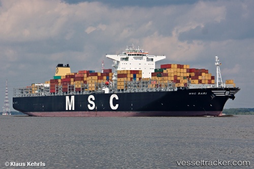 vessel Msc Bari IMO: 9461441, Container Ship
