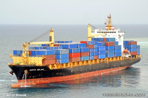vessel M.v. Kota Nilam IMO: 9461647, Container Ship
