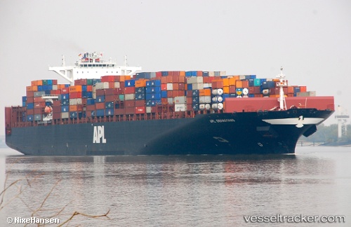 vessel Apl Gwangyang IMO: 9461879, Container Ship

