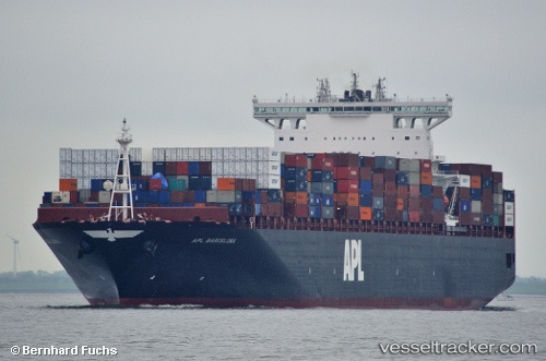 vessel Apl Barcelona IMO: 9462043, Container Ship
