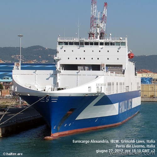 vessel Eurocargo Alexandria IMO: 9465540, Ro Ro Cargo Ship

