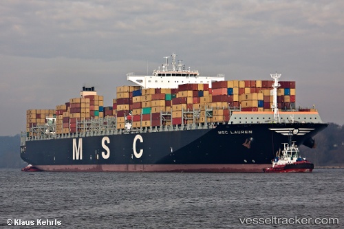 vessel Msc Lauren IMO: 9467407, Container Ship
