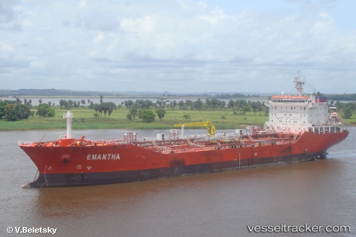 vessel Emantha IMO: 9469455, Chemical Oil Products Tanker
