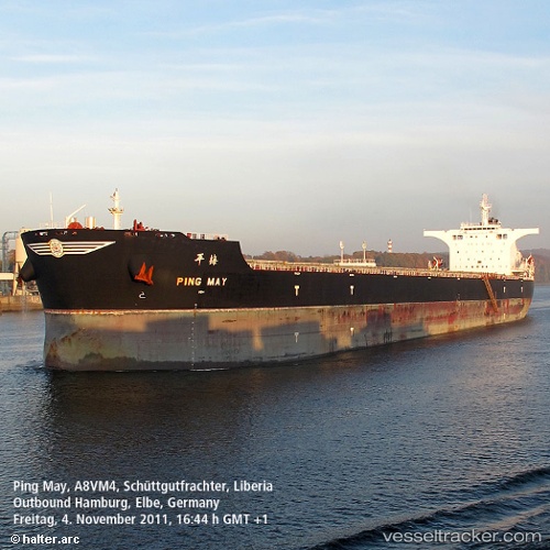 vessel Ping May IMO: 9469649, Bulk Carrier
