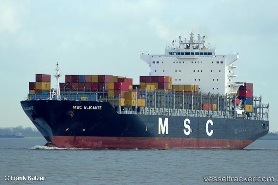 vessel Msc Alicante IMO: 9480174, Container Ship
